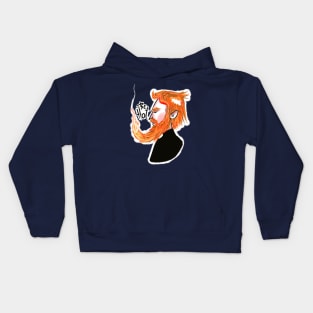 redhead bearded man. be hot Kids Hoodie